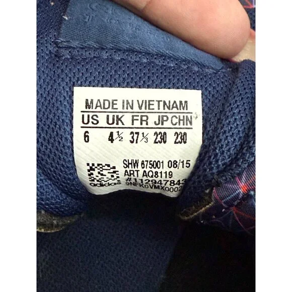 Adidas Torsion Womens Sneakers Navy/Pink Size 6 Athletic Running Shoes Geometric - Picture 3 of 16